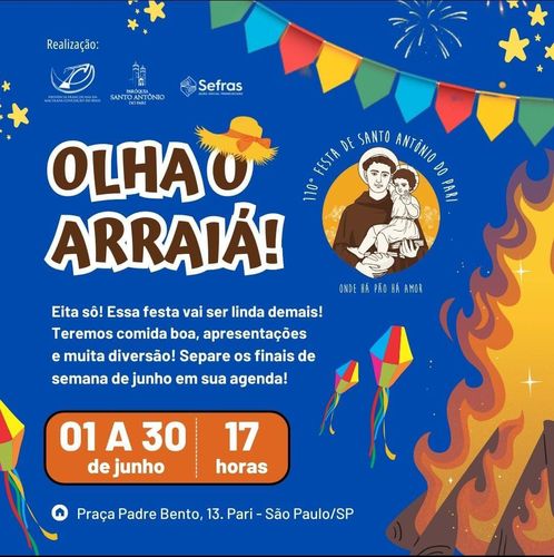 Festa Junina da Paróquia Santo Antônio do Pari