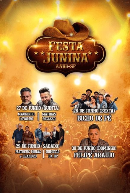 Festa Junina AABB São Paulo