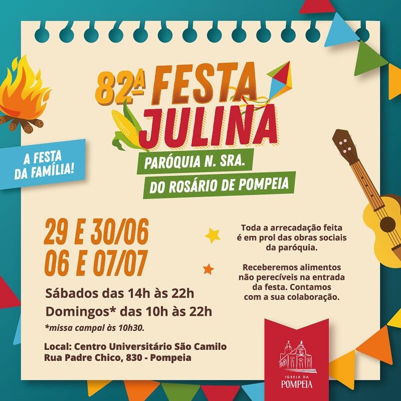 Festa Junina da Igreja da Pompeia 