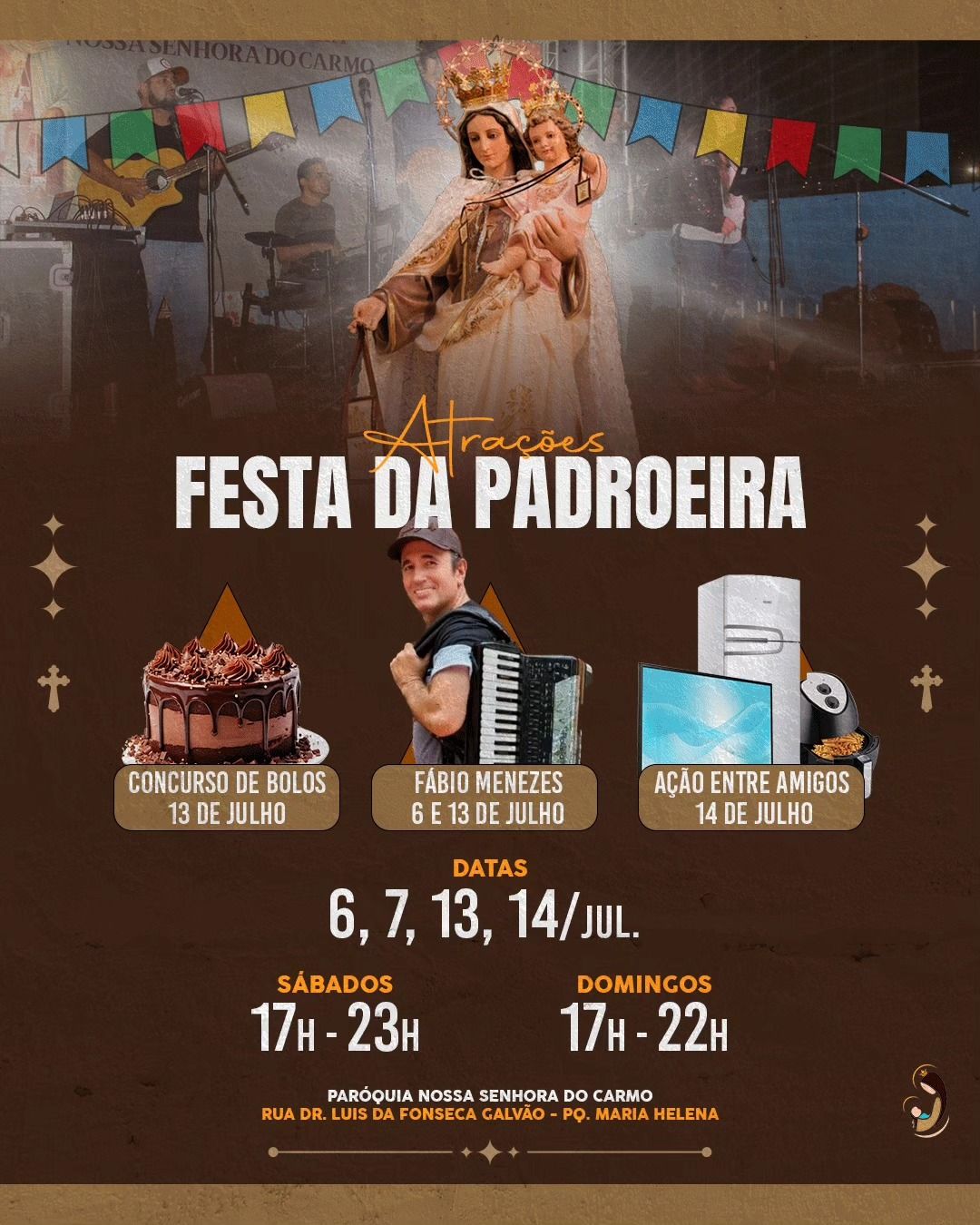 Festa Junina da Paróquia Nossa Senhora do Carmo