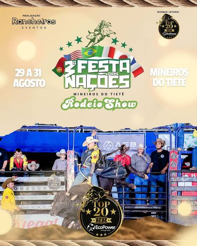 3ª Festa das Nações - Mineiros Rodeio Show