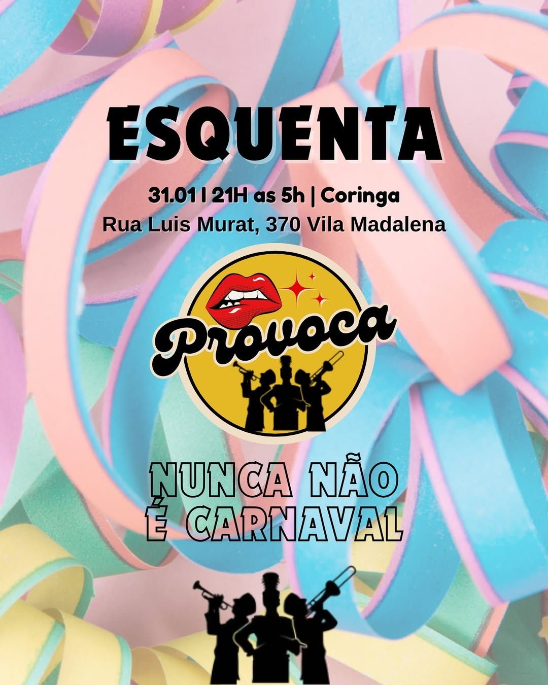 Esquenta de Carnaval da Provoca 2025