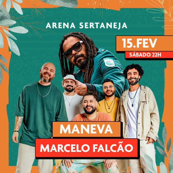 Show do Maneva e Marcelo Falcão no Arena 2025