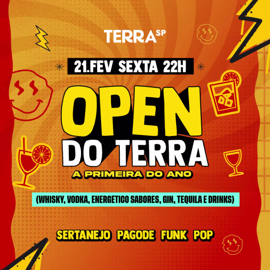 Show Open Bar do Terra SP 2025