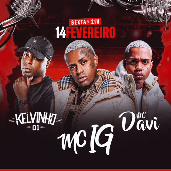 Show do MC IG, MC Davi e MC Kelvinho no Arena 2025