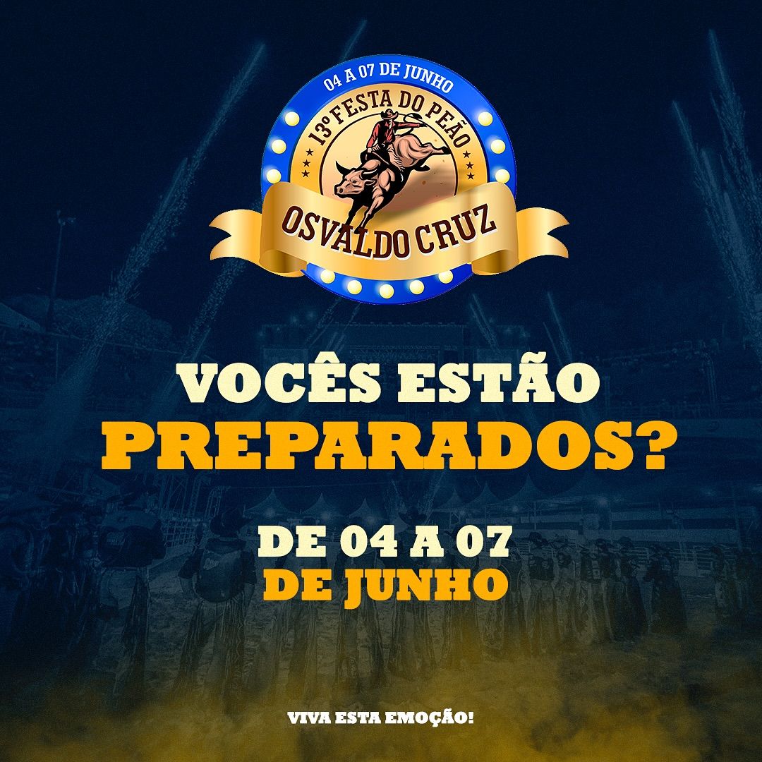 13º Festa do Peão Osvaldo Cruz 2025
