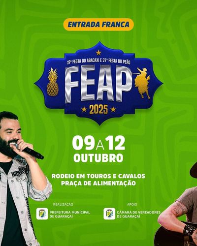 FEAP - 27º Festa do Peão e 19º Festa do Abacaxi 2025