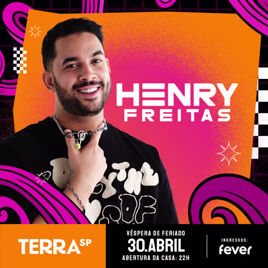 Show do Henry Freitas no Terra SP 2025