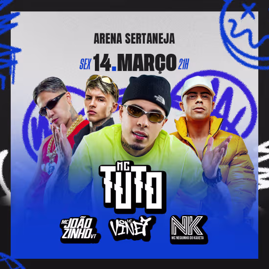 Show do MC Tuto, Joãozinho VT, Neguinho do Kaxeta, e Vine7 2025