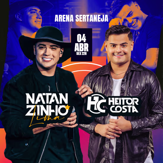 Show do Natanzinho Lima e Heitor Costa no Arena Sertaneja 2025