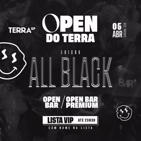 Open Bar do Terra SP: Edição All Black 2025 - Review
