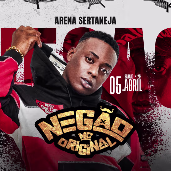 Show do MC Negão Original no Arena Sertaneja 2025 