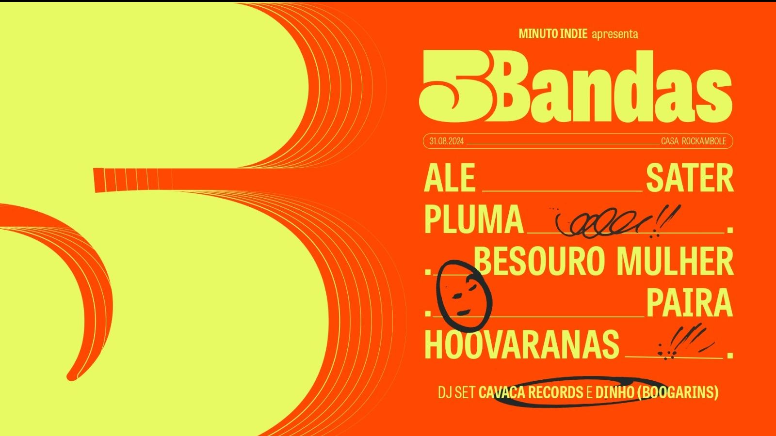 Minuto Indie apresenta: Festival 5 bandas 2025