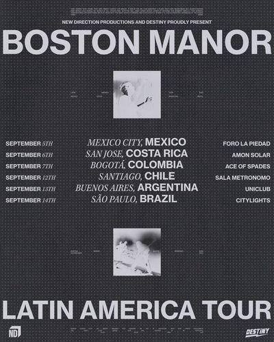 Boston Manor Latin America Tour 2025