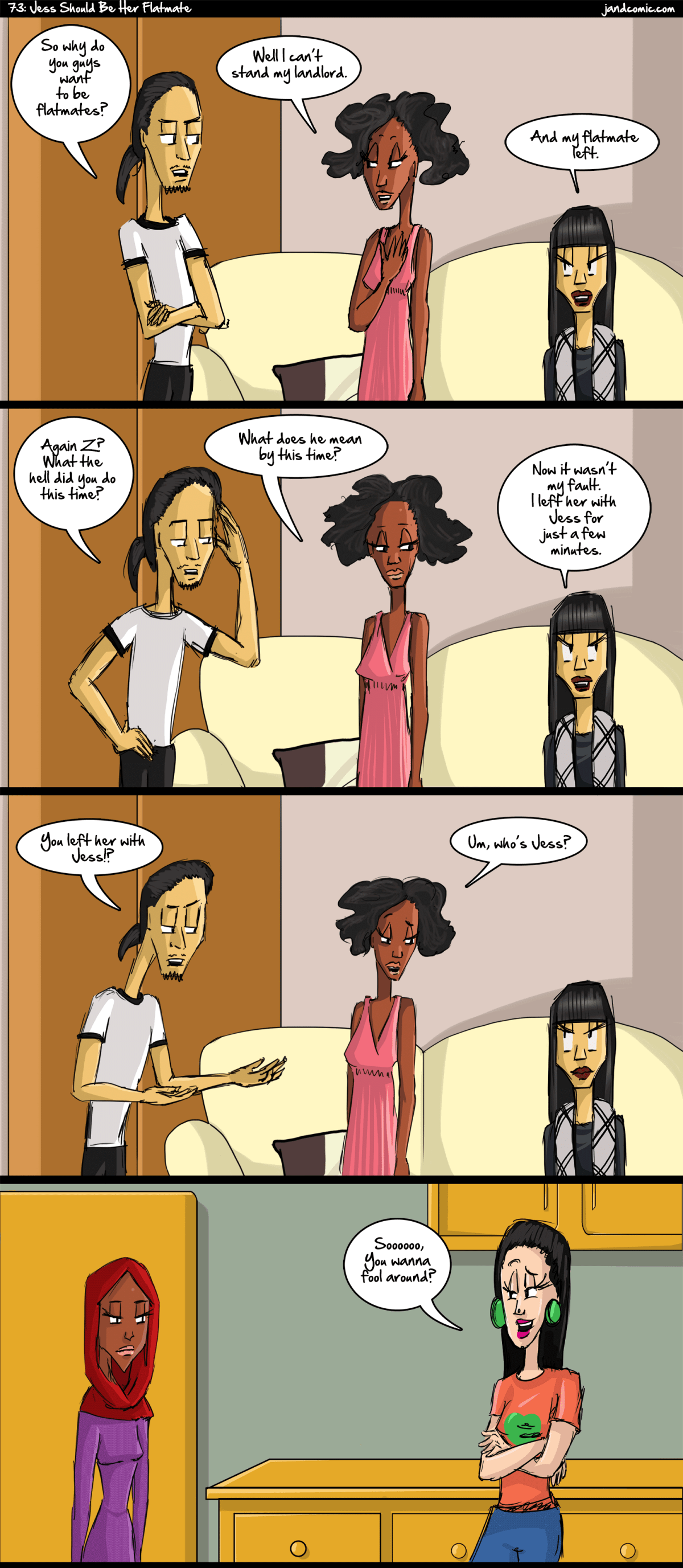 Jess Should Be Her Flatmate
