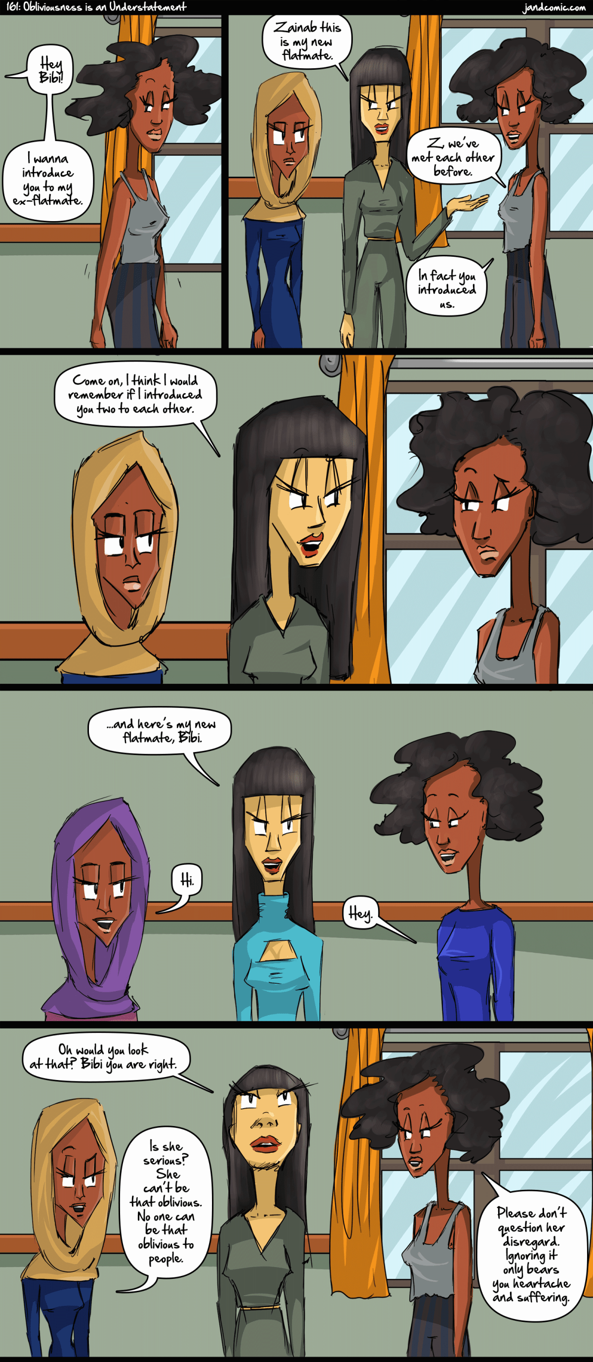 Obliviousness Is An Understatement