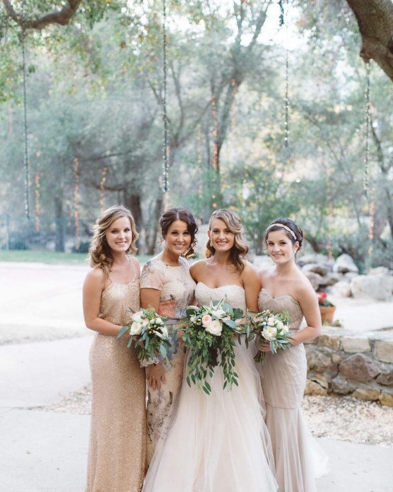 Bridesmaids looking stunning with mobile makeup and hair by Jane in West Hollywood