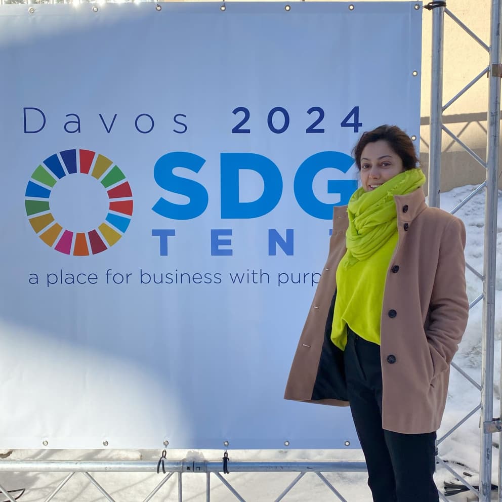 Azadeh in Davos