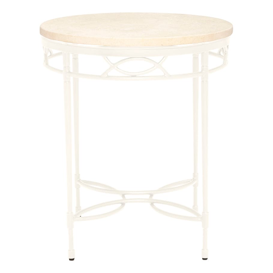 Amalfi Stone Top Side Table Round 51