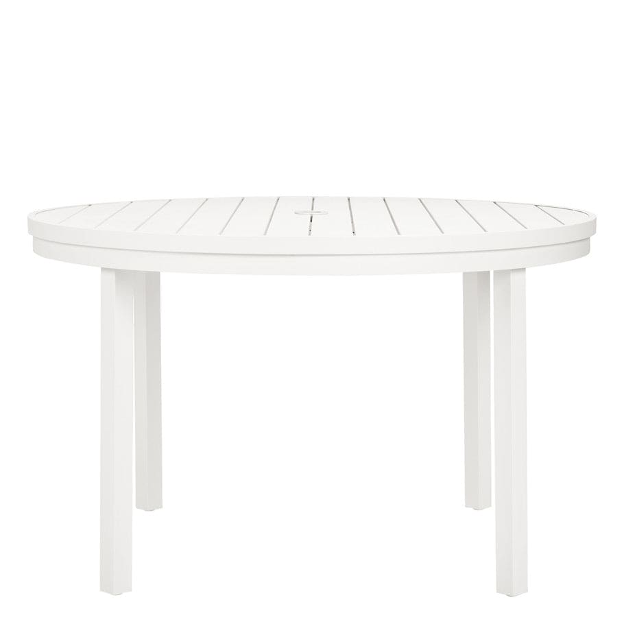 Duo Dining Table Round 121 With Umbrella Hole