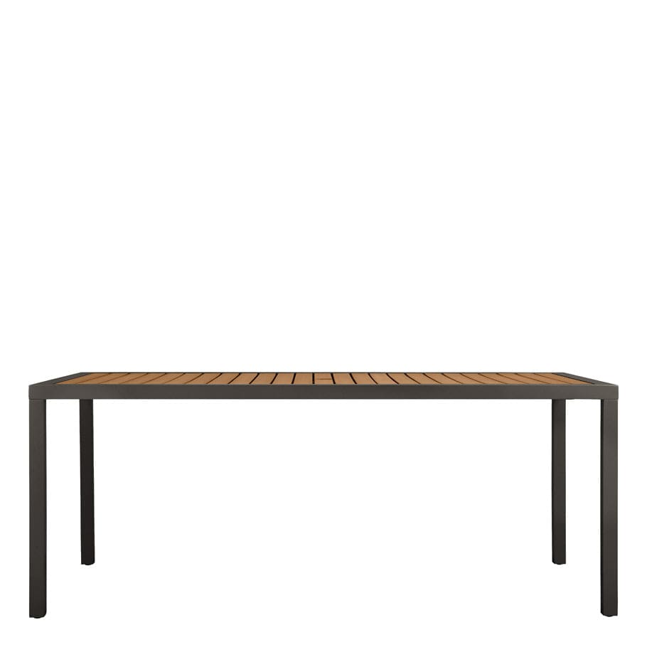 Koko Ii Januswood Dining Table Rectangle 182 With Umbrella Hole