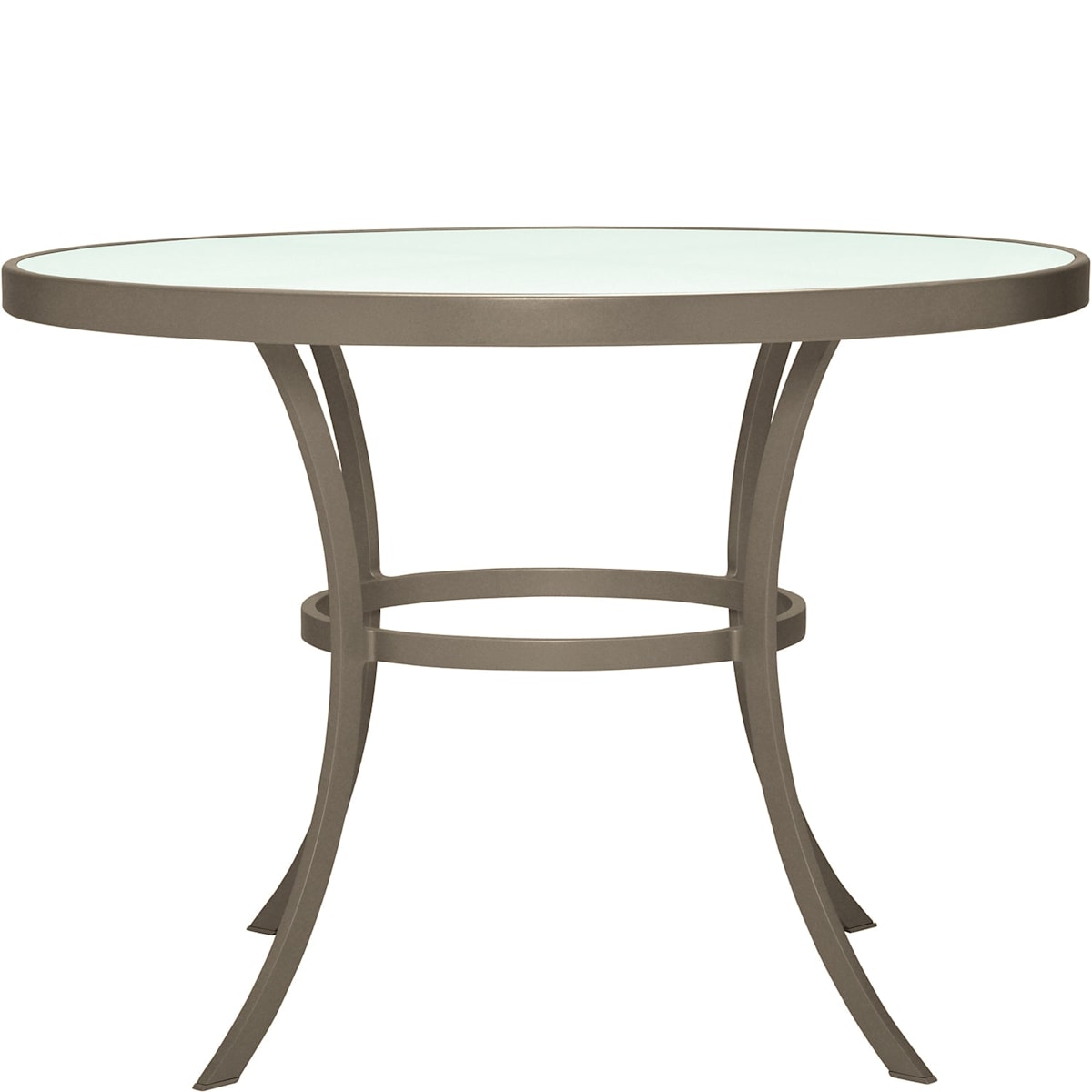 Koko II TulipTbl Glass Top RD 107 - Mercury