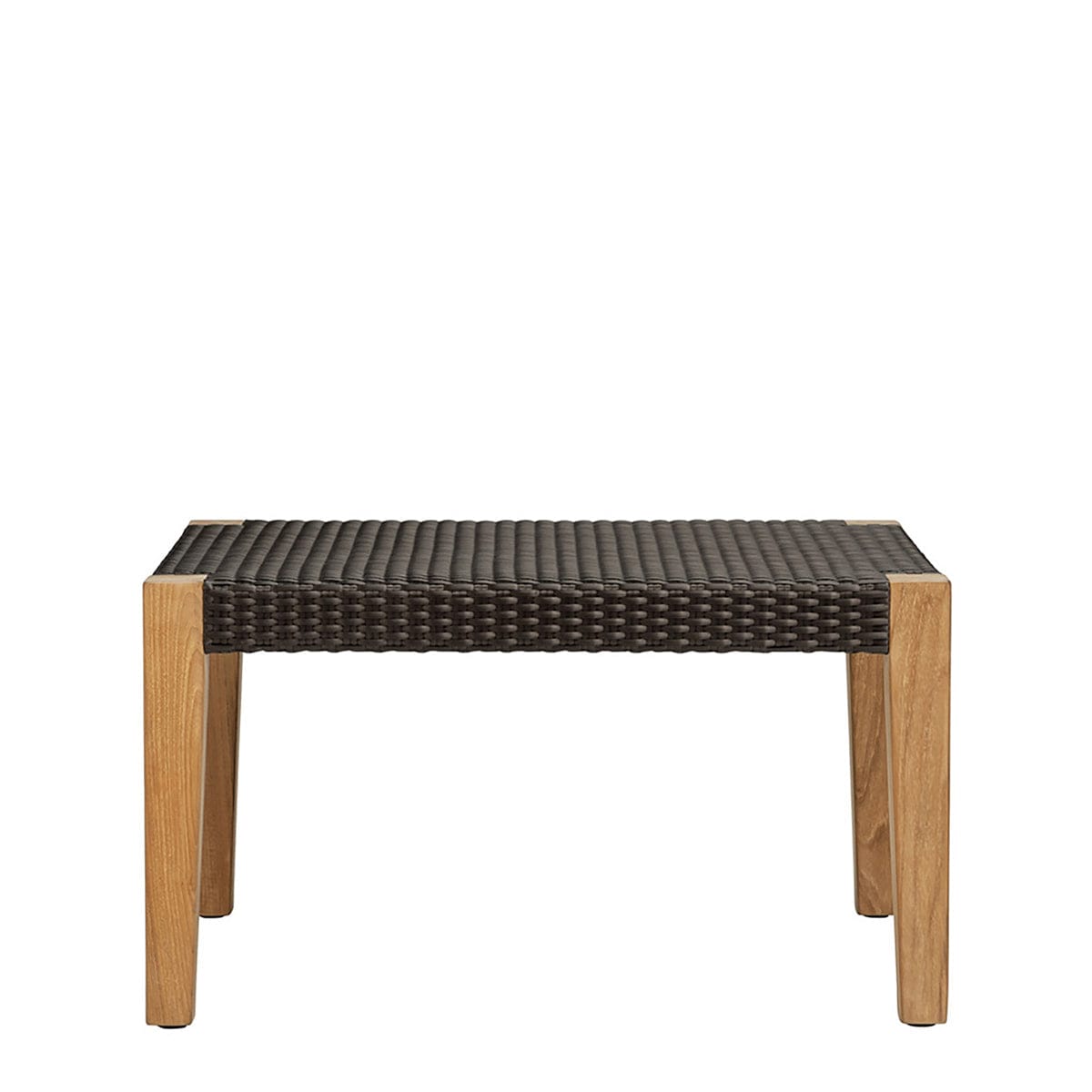 QUINTA TEAK / WOVEN OTTOMAN TABLE 70
