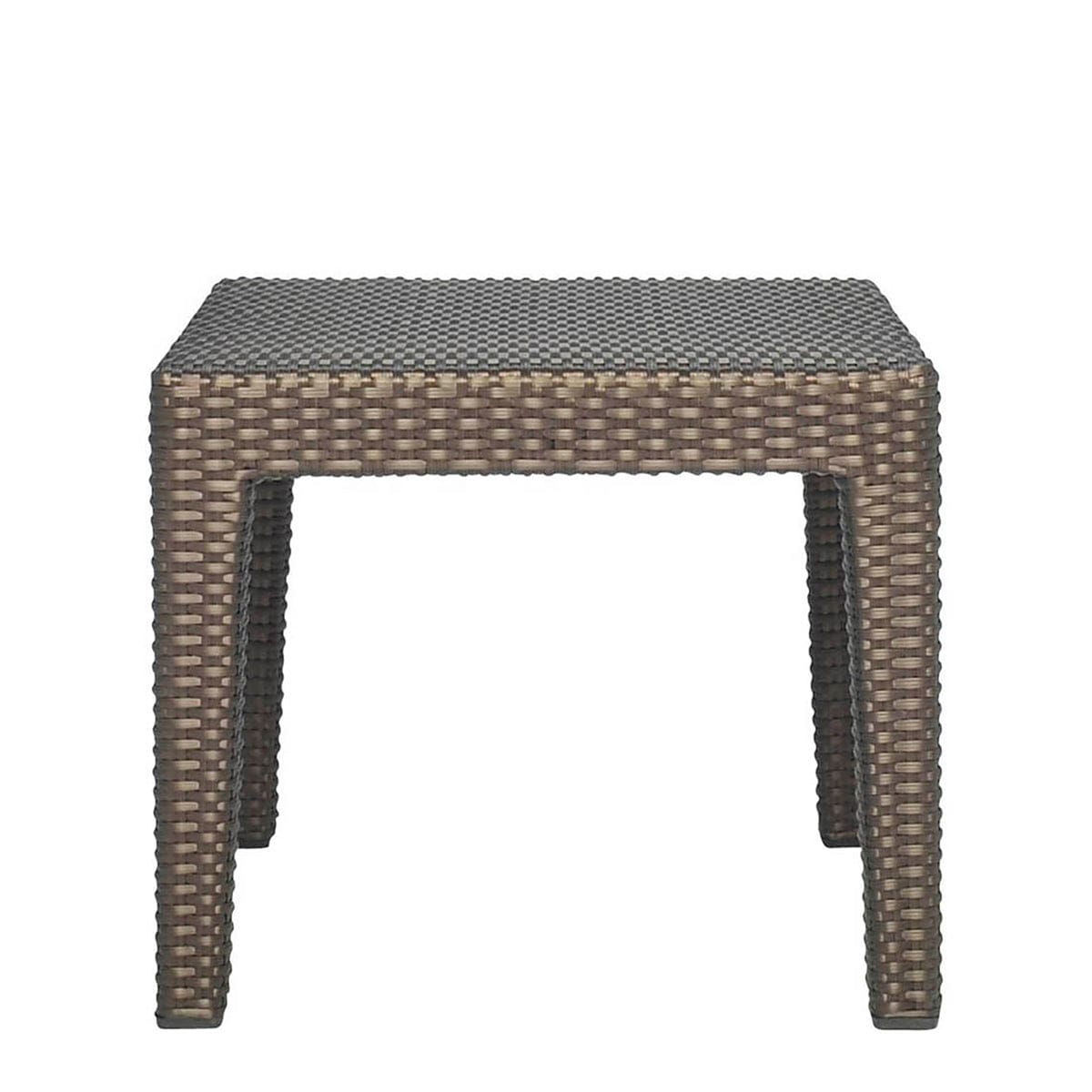 QUINTA FULLY WOVEN SIDE TABLE SQUARE 45