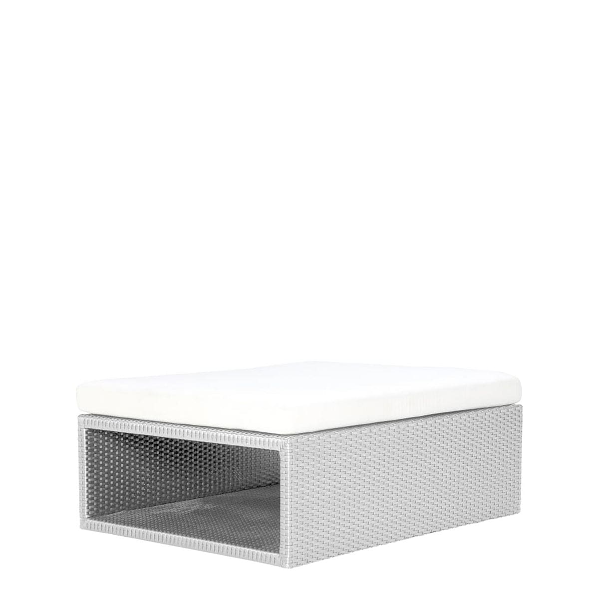 See! Rattan Open Ottoman / Table Wide 92