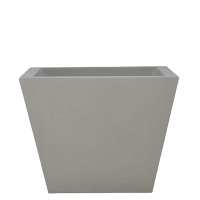 CHAMFERED PLANTER - URBAN GREY