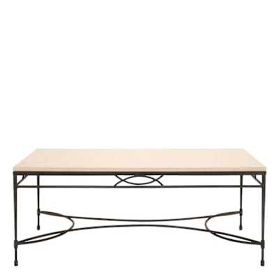 AMALFI STONE TOP COCKTAIL TABLE RECTANGLE 122