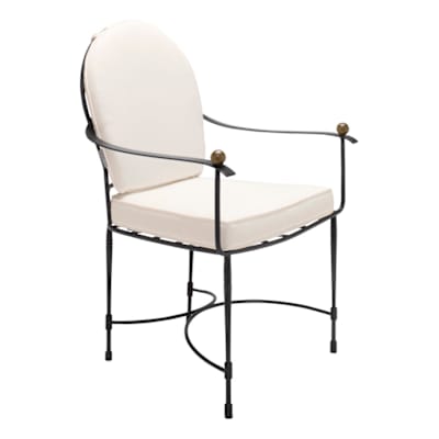 AMALFI ROUND BACK ARMCHAIR