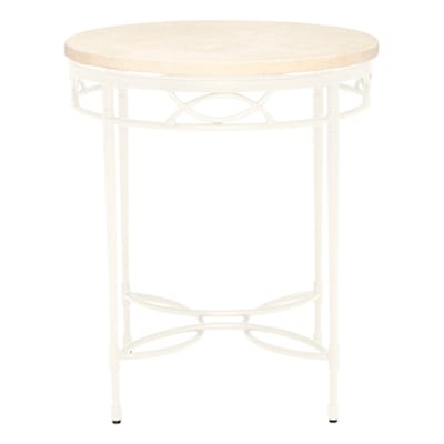 AMALFI STONE TOP SIDE TABLE ROUND 51