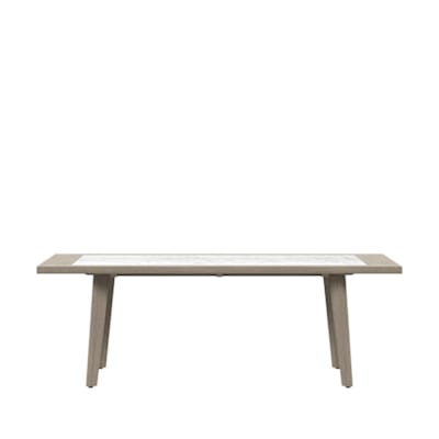 ARES STONE TOP DINING TABLE RECTANGLE 220