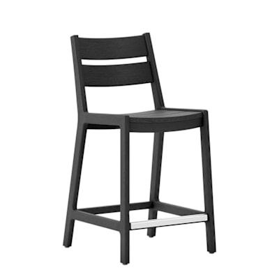 BESSO TEAK COUNTER STOOL