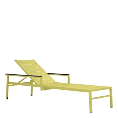 DUO STACKABLE CHAISE LOUNGE WITH ARMS