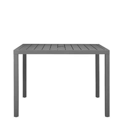 DUO DINING TABLE SQUARE 101 WITH UMBRELLA HOLE