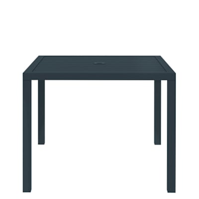 DUO DINING TABLE SQUARE 84 WITH UMBRELLA HOLE