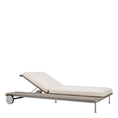 GINA CHAISE LOUNGE WITH SIDE TABLE