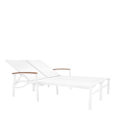 KOKO II MESH DOUBLE CHAISE LOUNGE WITH ARMS