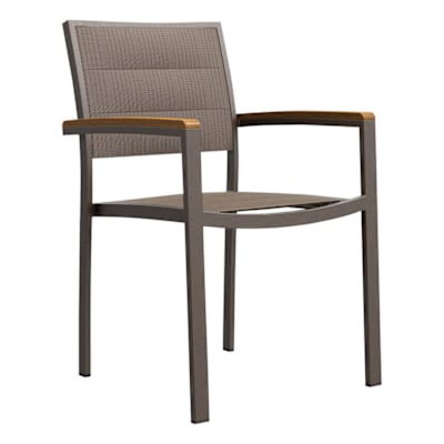 KOKO II STACKABLE PADDED SLING ARMCHAIR