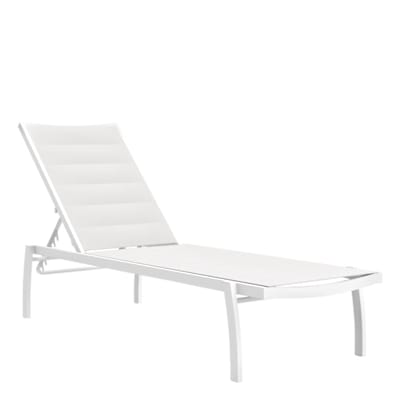 KOKO II STACKABLE PADDED SLING CHAISE LOUNGE