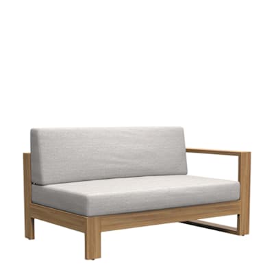 MATISSE TEAK MODULE 2 SEAT LEFT