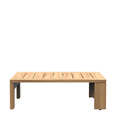 MATISSE TEAK COCKTAIL TABLE 83 / OTTOMAN