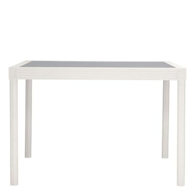 QUADRATL GLASS TOP DINING TABLE SQUARE 110