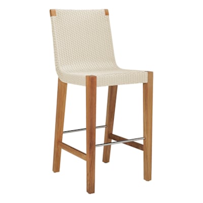 QUINTA TEAK / WOVEN BARSTOOL