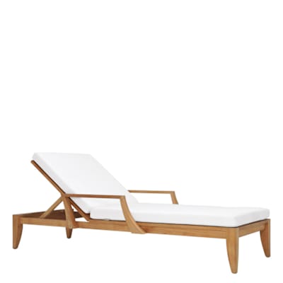 RELAIS CHAISE LOUNGE WITH ARMS