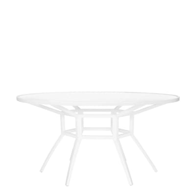 SLANT GLASS TOP DINING TABLE ROUND 153