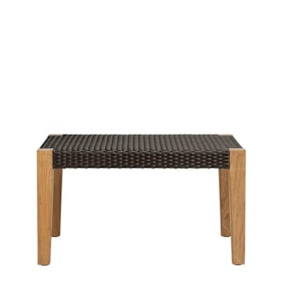 QUINTA TEAK / WOVEN OTTOMAN TABLE 70