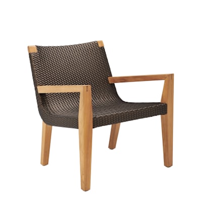 QUINTA TEAK / WOVEN LOUNGE CHAIR